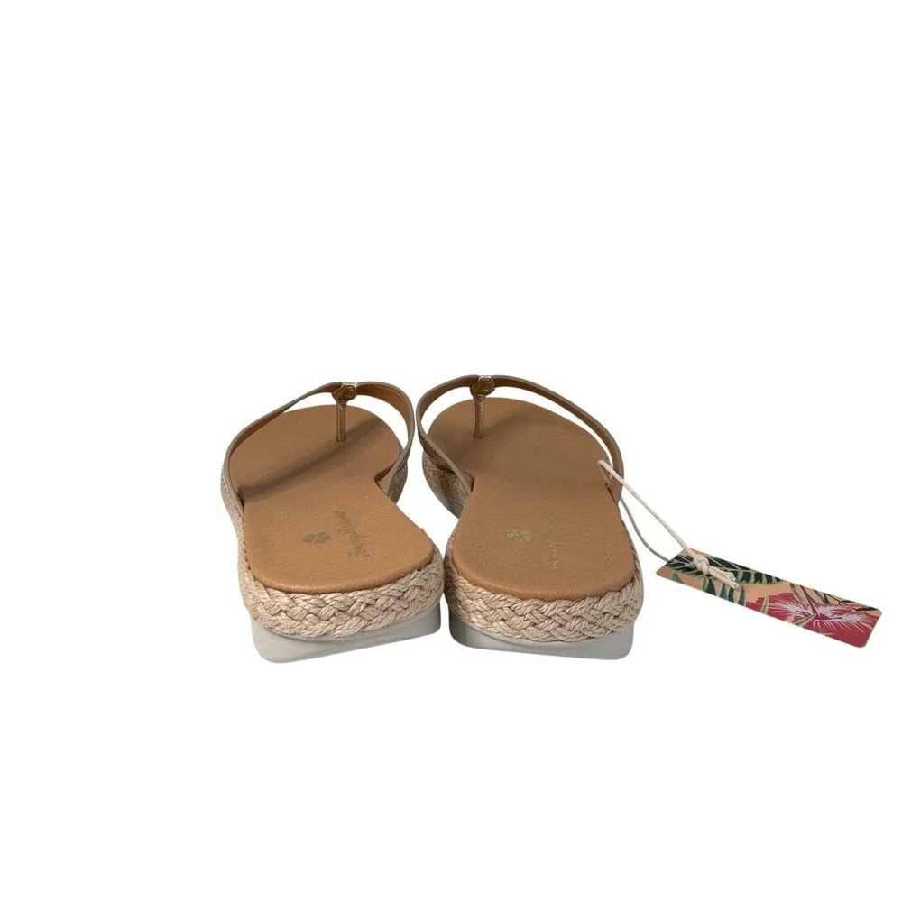Tommy Bahama‎  Tehama Thong Slip On Sandals Gold Glitter Women's Size 9